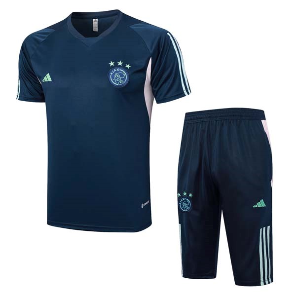 Camiseta Entrenamiento Ajax Conjunto Completo 2023/2024 Azul